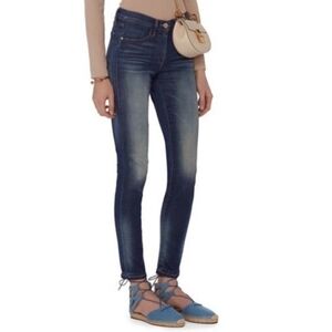 FRAME Skinny Jean Le Skinny de Jeanne  Edenvale Wash Released Hem Women 27 Denim